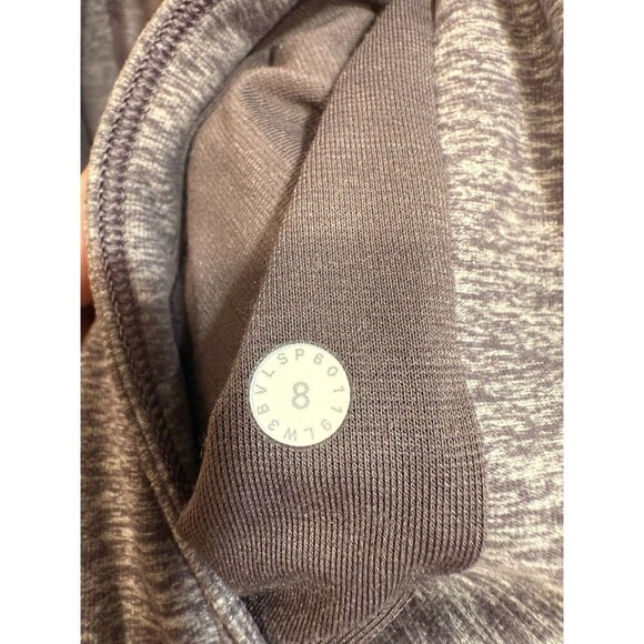 Lululemon Rulu Rally Wrap Jacket Heathered Graphite Purple Rulu Soft Size 8 - Picture 6 of 6